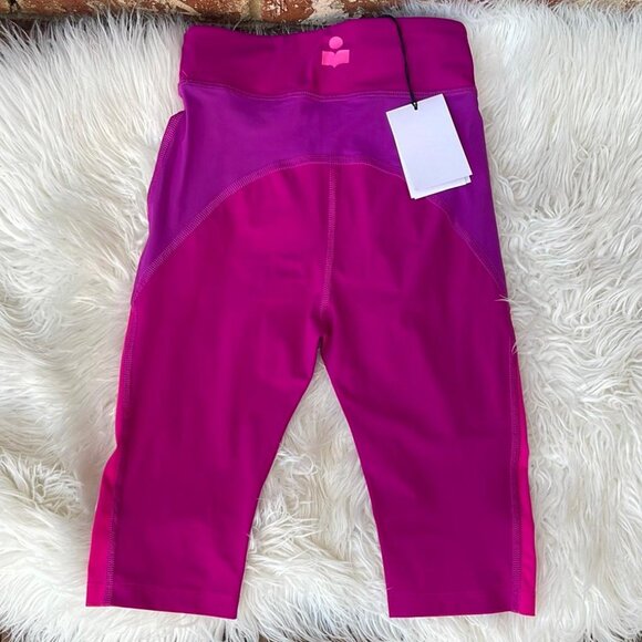 Isabel Marant Women's Tiloneo Cycling Shorts in Fushia Size XS - Picture 3 of 6